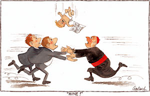 Dessin de Garland dans le Daily Telegraph